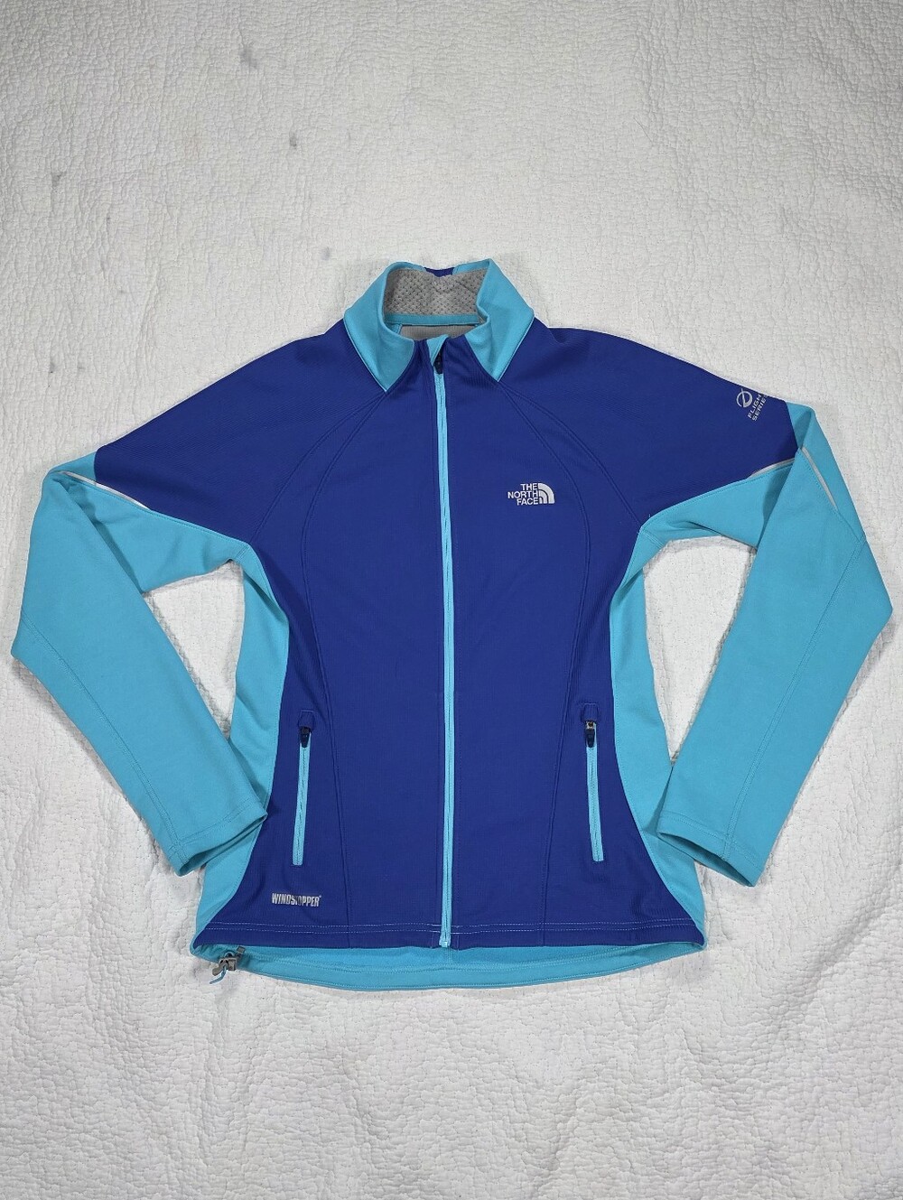 The North Face Flight Series Windstopper Two-Tone Blue Turquois Jacket